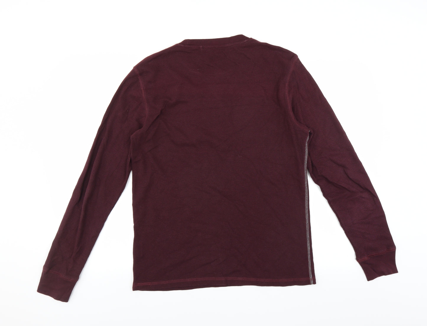Industrialize Mens Red    T-Shirt Size M  - burgundy