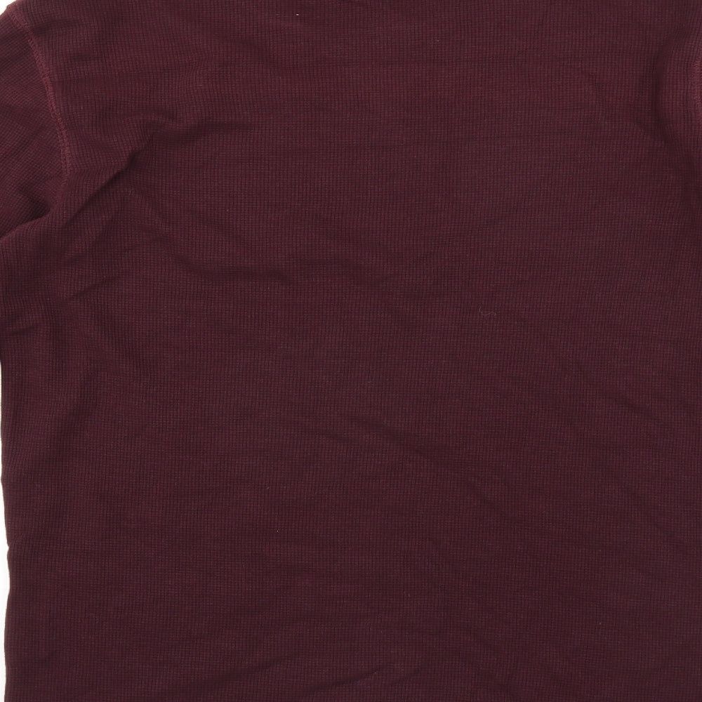 Industrialize Mens Red    T-Shirt Size M  - burgundy