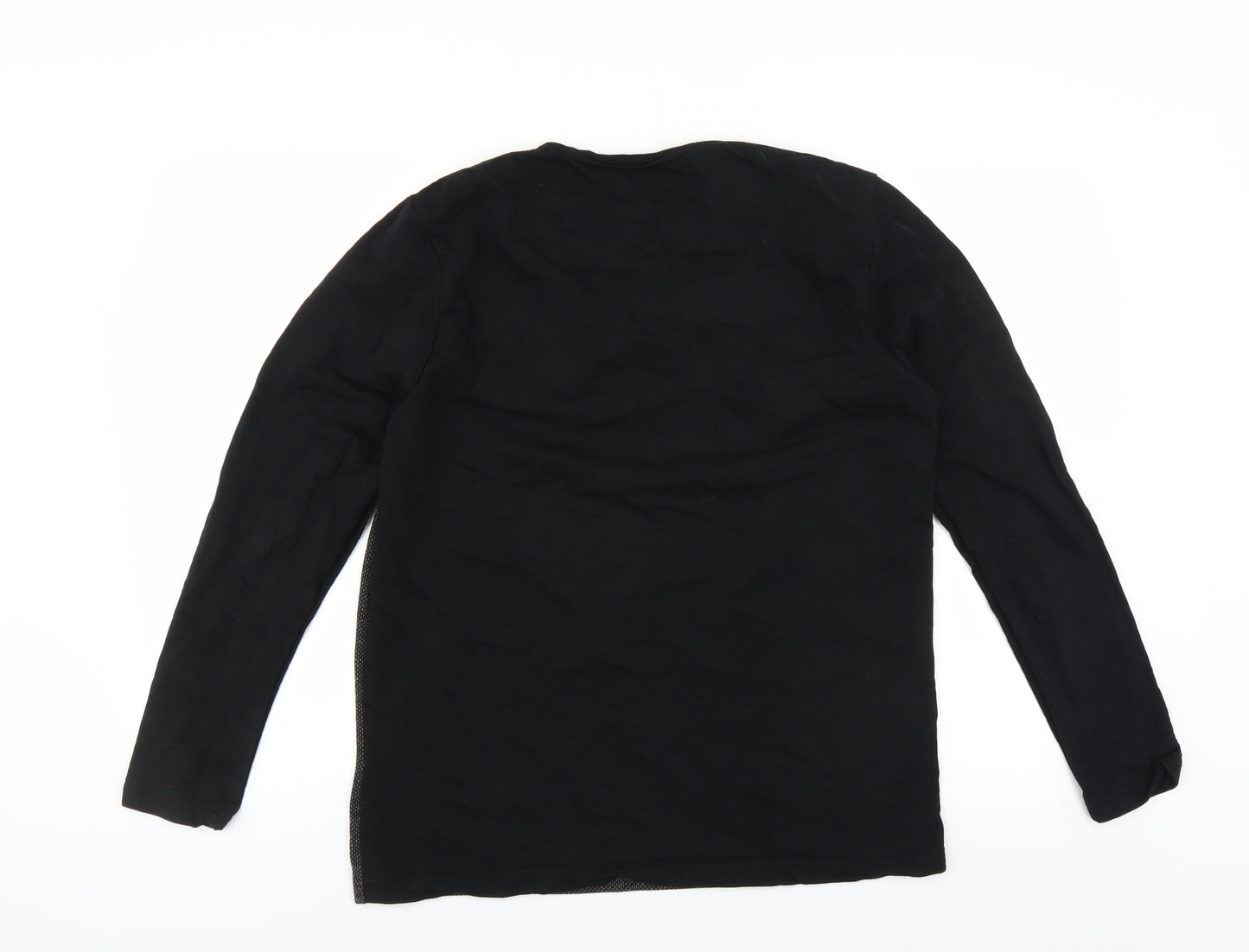 LC Waikiki Mens Black    T-Shirt Size L