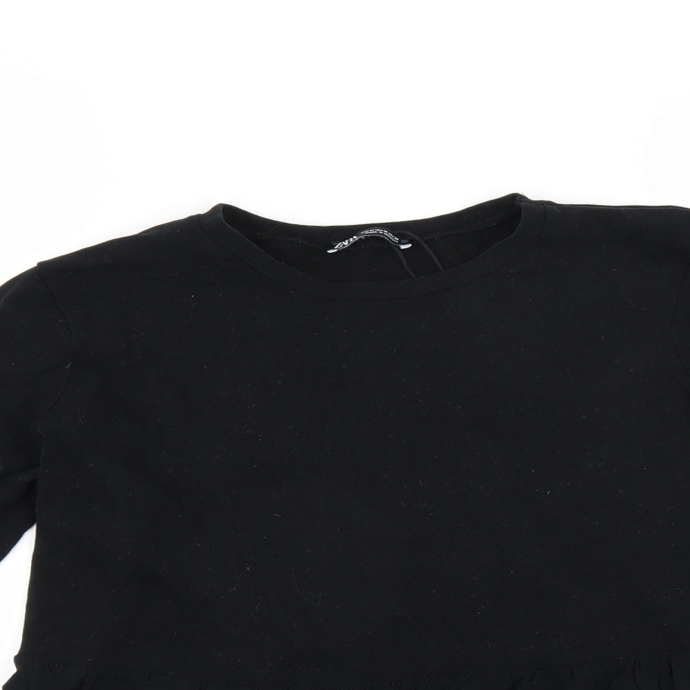 Zara Womens Black   Pullover Jumper Size M