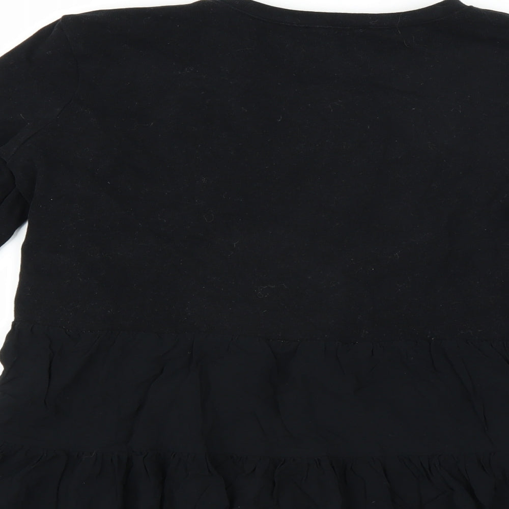 Zara Womens Black   Pullover Jumper Size M