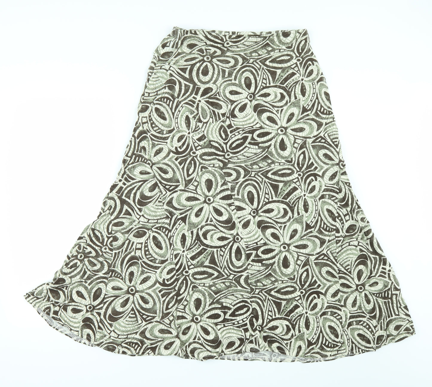 Marks and Spencer Womens Multicoloured Geometric  A-Line Skirt Size 10