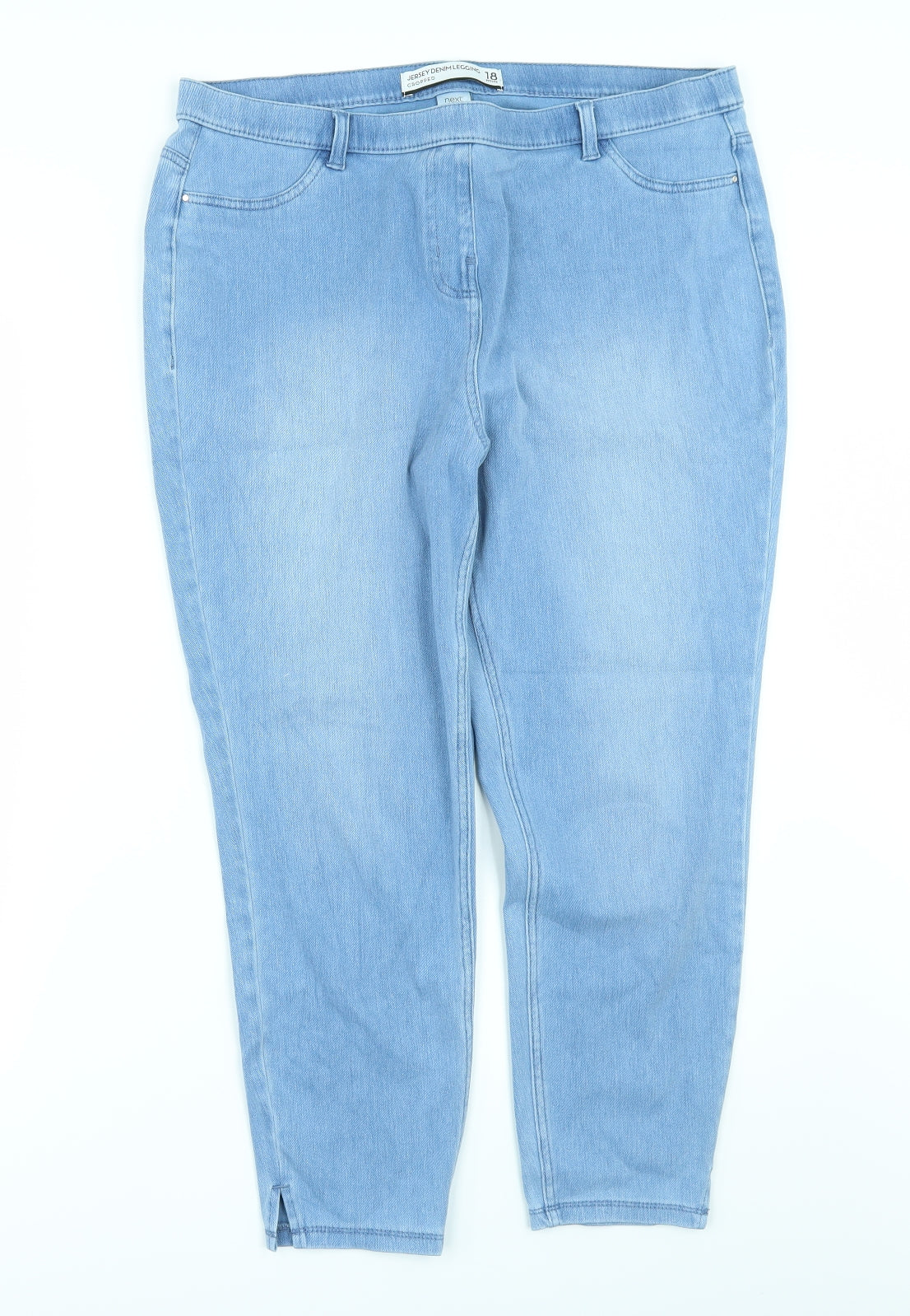 NEXT Womens Blue   Cropped Jeans Size 18 L38 in