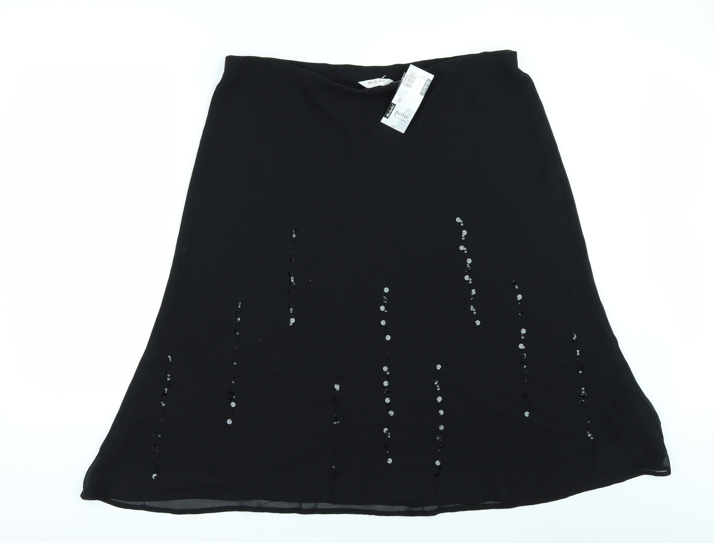 Berkertex Womens Black   A-Line Skirt Size 20