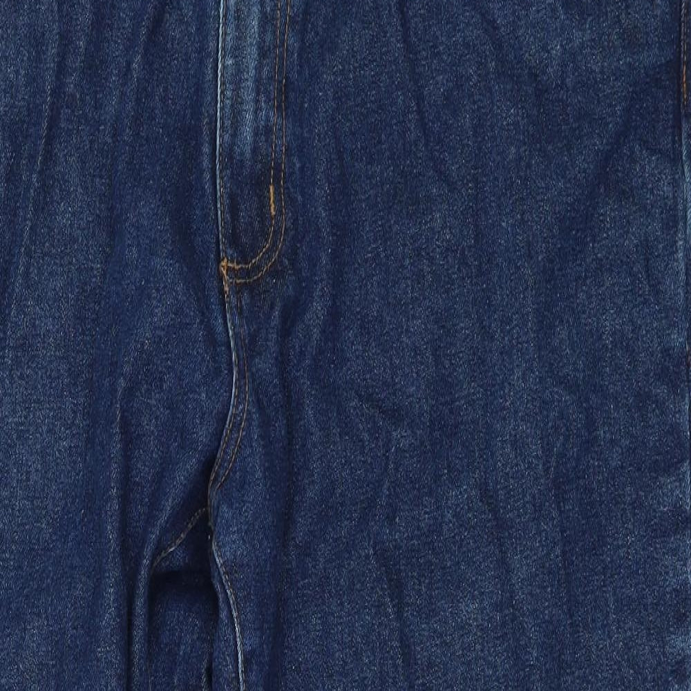 union blues Mens Blue  Denim Wide-Leg Jeans Size 38 in L26 in
