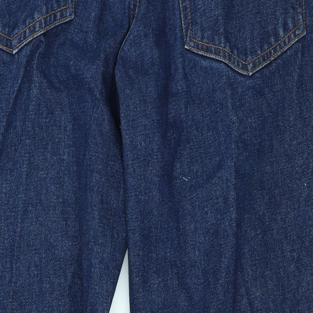union blues Mens Blue  Denim Wide-Leg Jeans Size 38 in L26 in