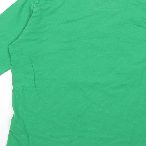 Preworn Girls Green   Basic T-Shirt Size 10 Years