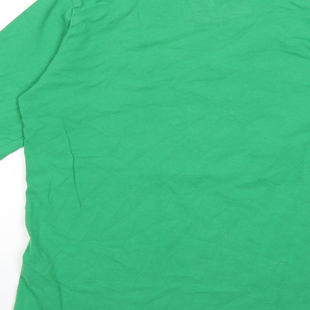 Preworn Girls Green   Basic T-Shirt Size 10 Years