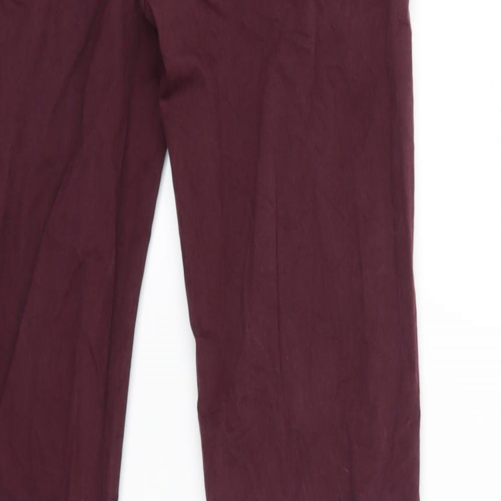 Zara Mens Red   Trousers  Size 30 in L32 in