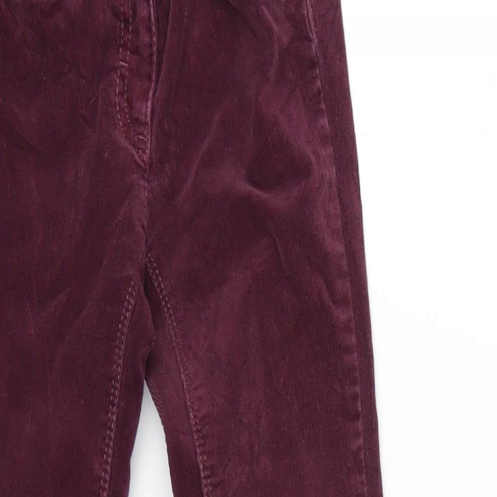 NEXT Girls Red  Corduroy  Trousers Size 6 Years