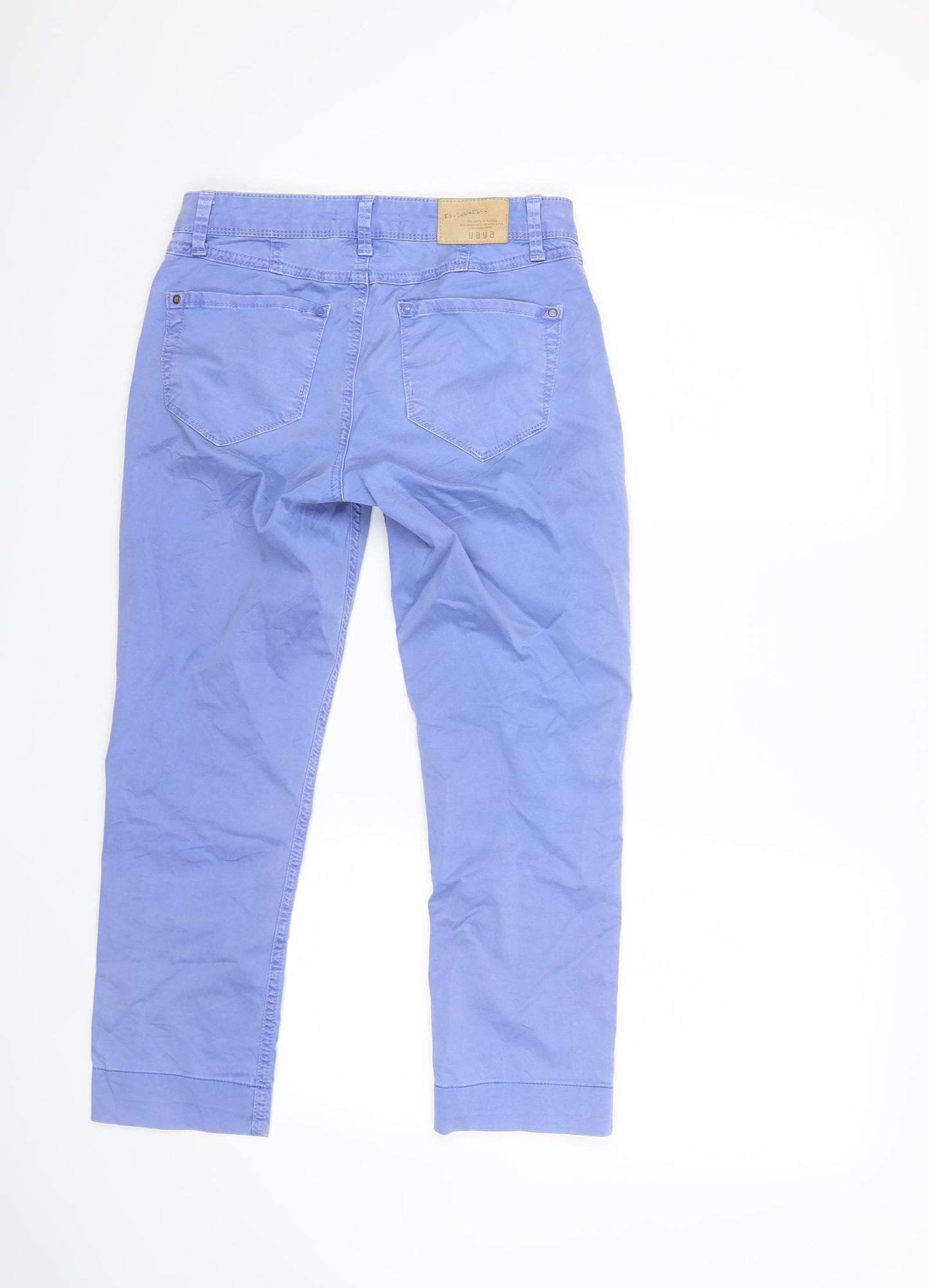 YAYA Womens Blue   Trousers  Size 8 L23 in