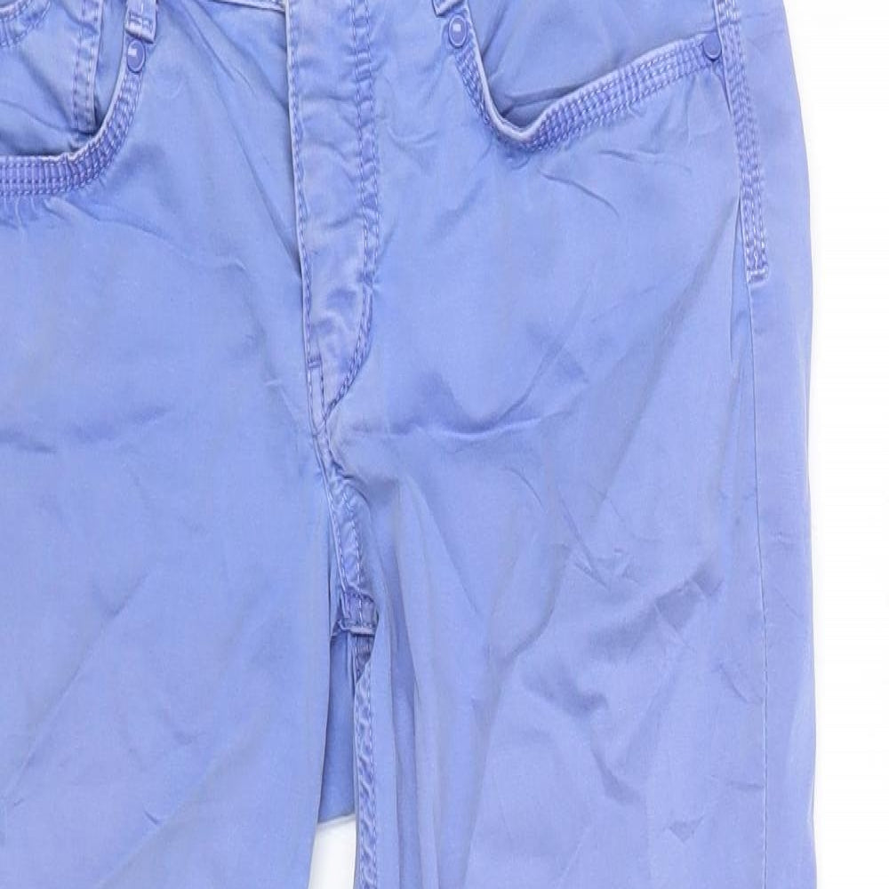 YAYA Womens Blue   Trousers  Size 8 L23 in