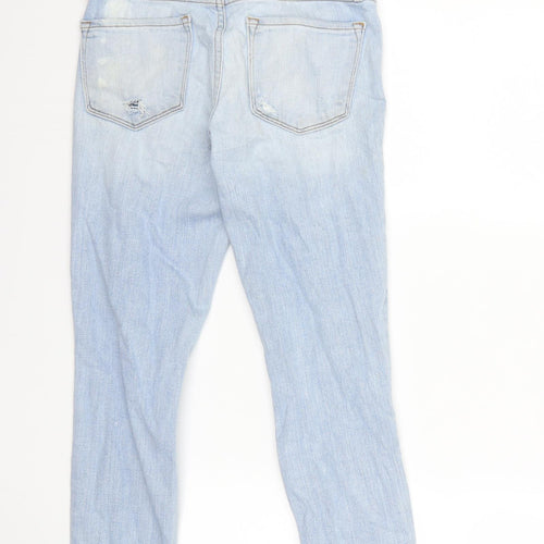 Preworn Womens Blue  Denim Skinny Jeans Size 26 in L27 in