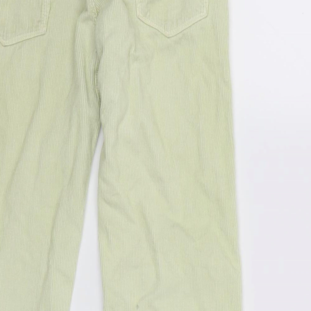 ARMANI Girls Green  Corduroy  Trousers Size 11 Years