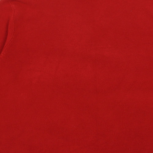 Bonmarché Womens Red  Knit Pullover Jumper Size S