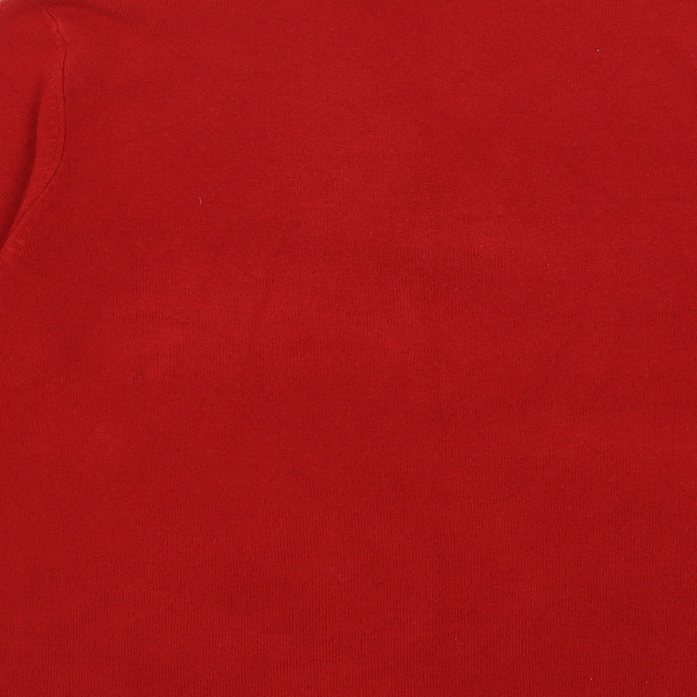Bonmarché Womens Red  Knit Pullover Jumper Size S