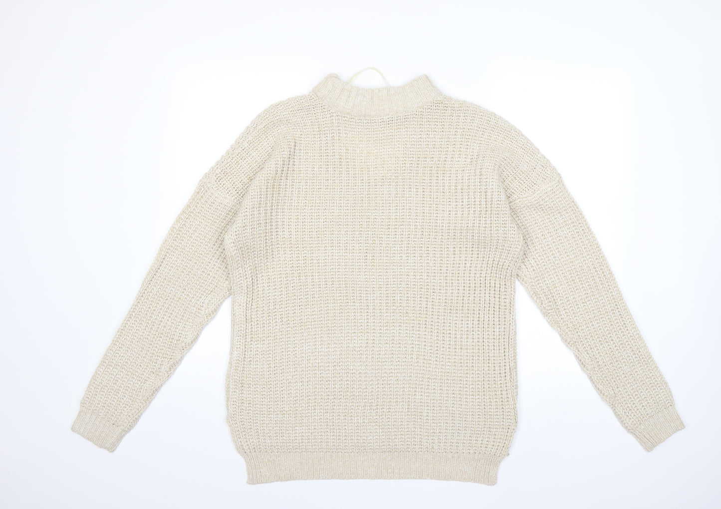 Atmosphere Womens Beige  Knit Pullover Jumper Size 10