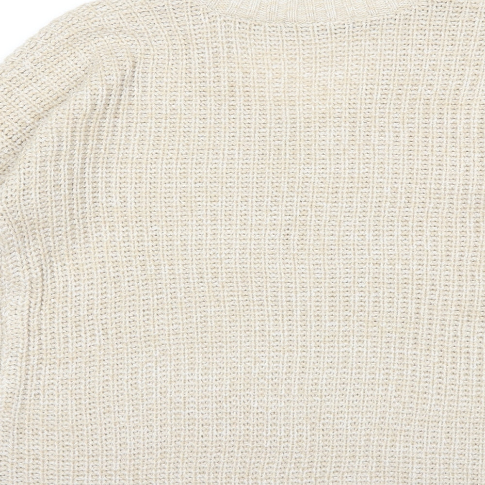 Atmosphere Womens Beige  Knit Pullover Jumper Size 10