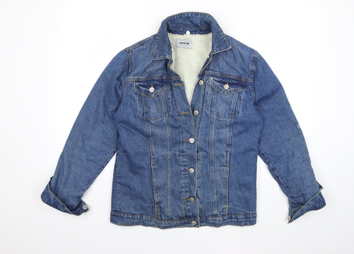 New Look Womens Blue  Denim Jacket  Size 6