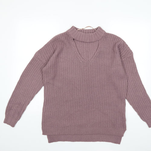 Primark Womens Purple  Knit Pullover Jumper Size 10