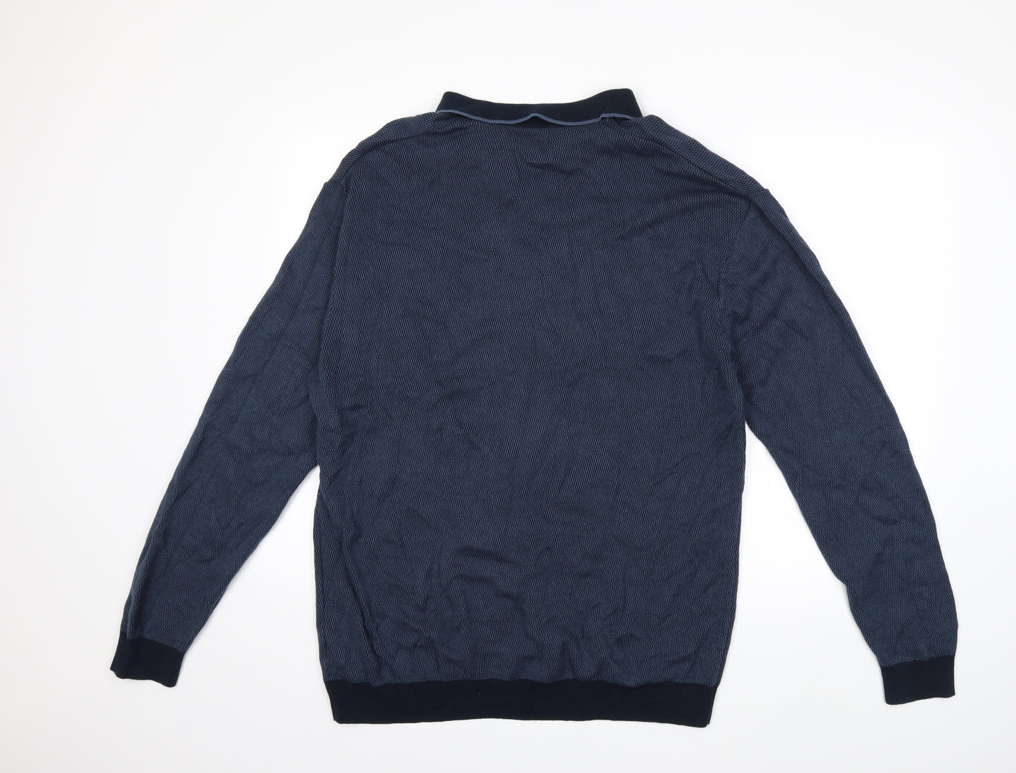 NEXT Mens Blue  Knit Pullover Jumper Size XL