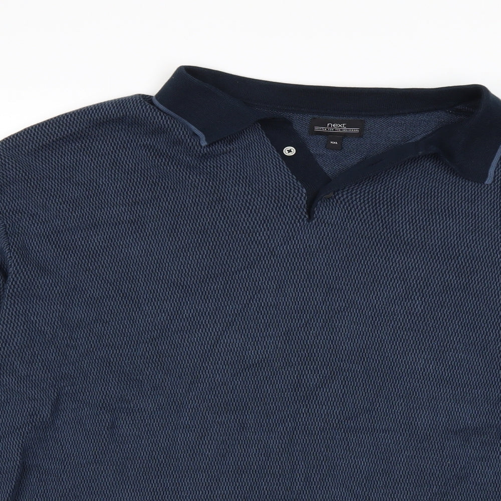 NEXT Mens Blue  Knit Pullover Jumper Size XL