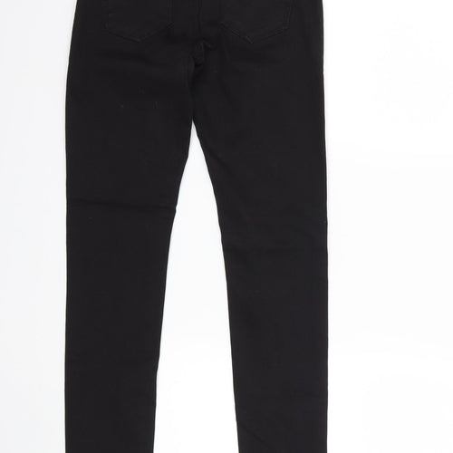 Denim & Co. Womens Black  Denim Skinny Jeans Size 6 L29 in