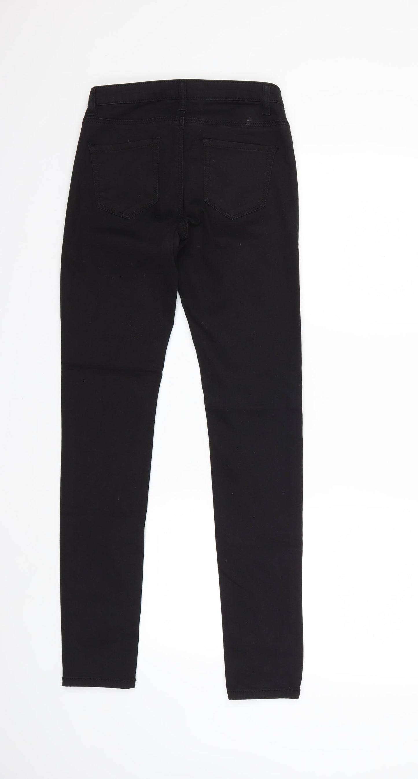 Denim & Co. Womens Black  Denim Skinny Jeans Size 6 L29 in