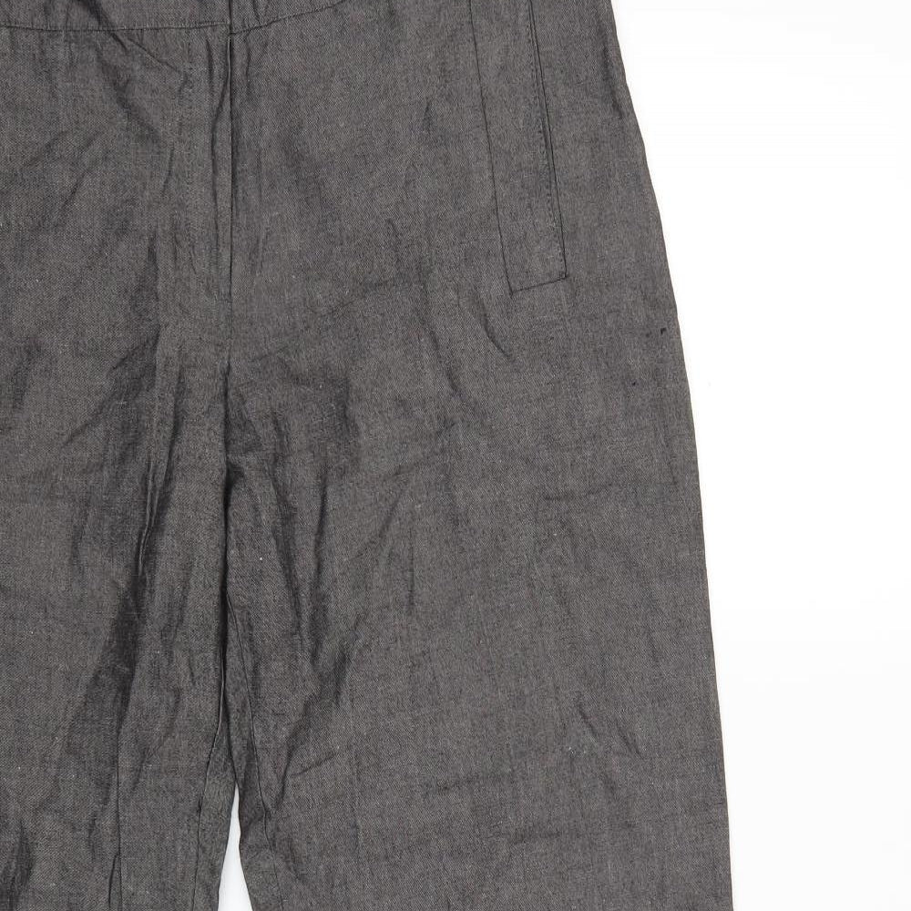 Marks and Spencer Womens Grey   Trousers  Size 14 L28 in