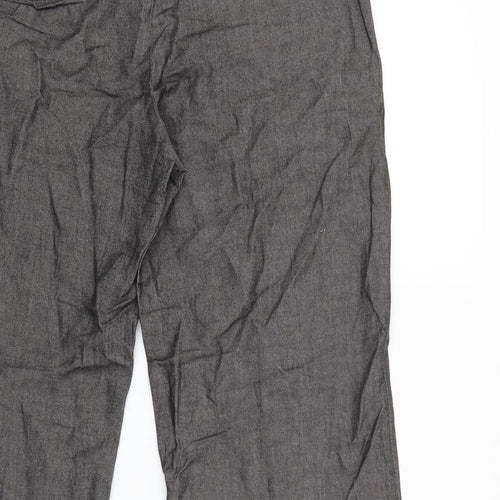 Marks and Spencer Womens Grey   Trousers  Size 14 L28 in