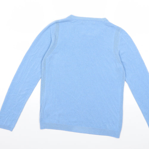 Marks and Spencer Womens Blue  Knit Pullover Jumper Size 10