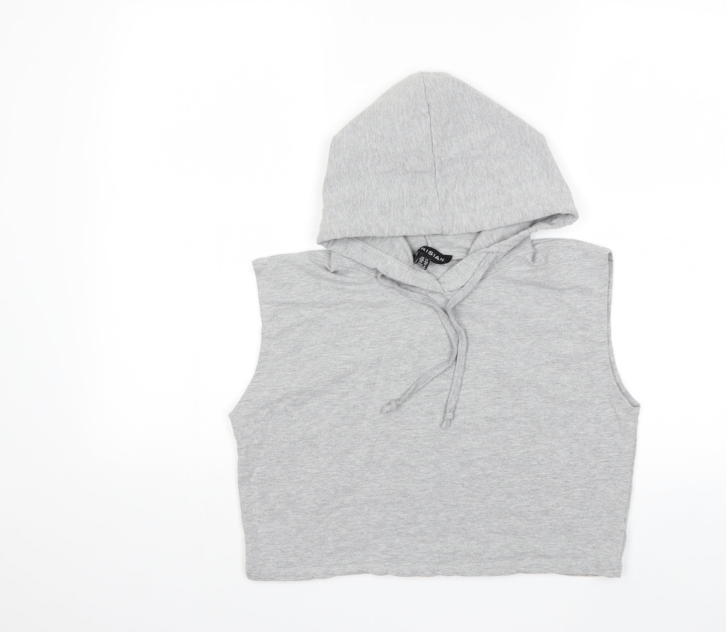 PARISIAN SIGNATURE Womens Grey   Pullover Hoodie Size 14