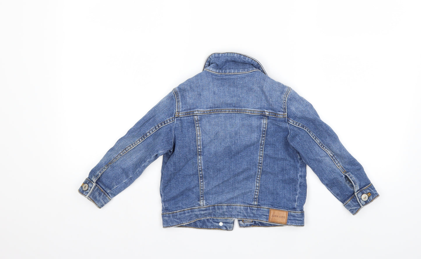 Zara Girls Blue  Denim Jacket  Size 5 Years