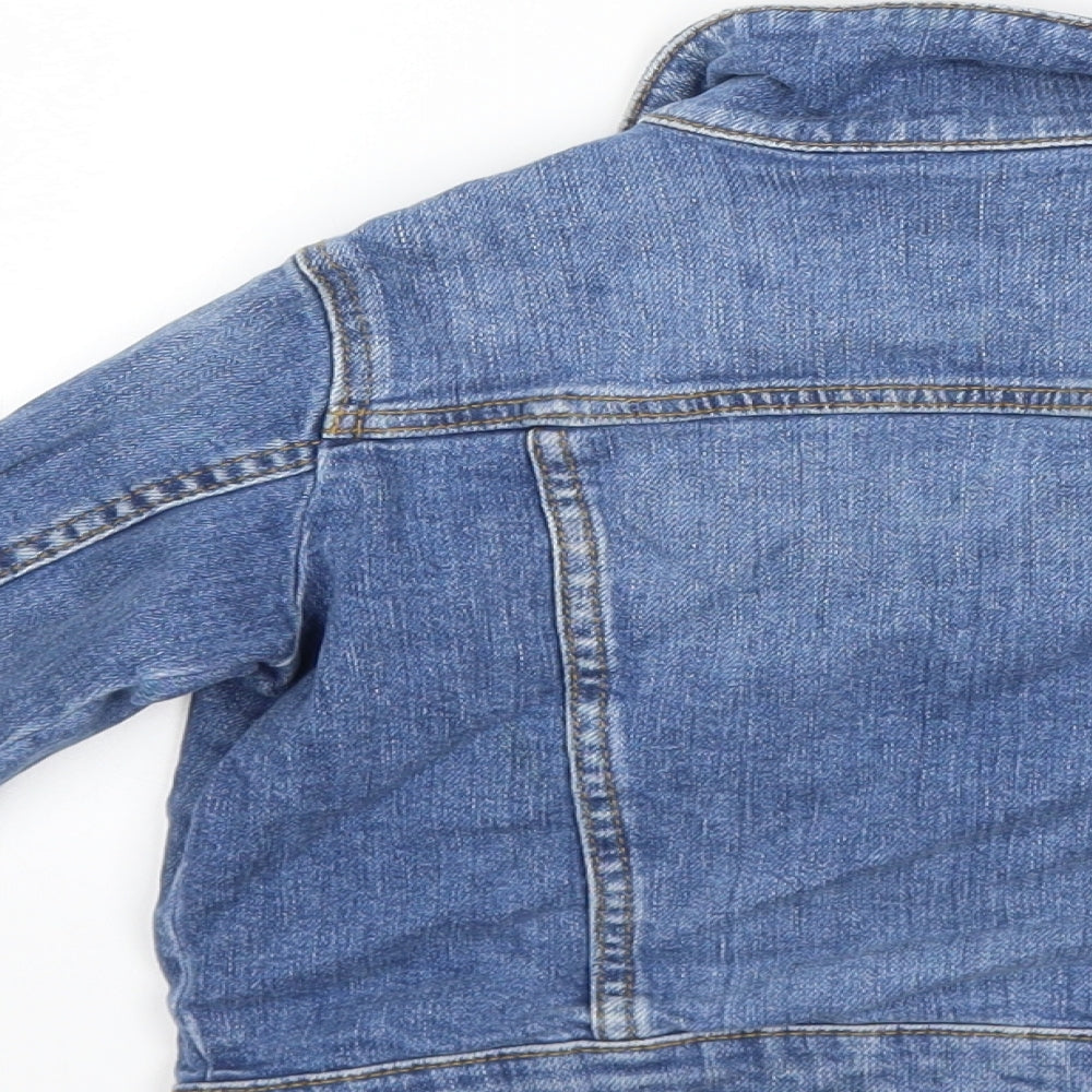 Zara Girls Blue  Denim Jacket  Size 5 Years
