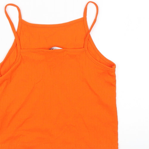 Primark Womens Orange   Basic Tank Size 6
