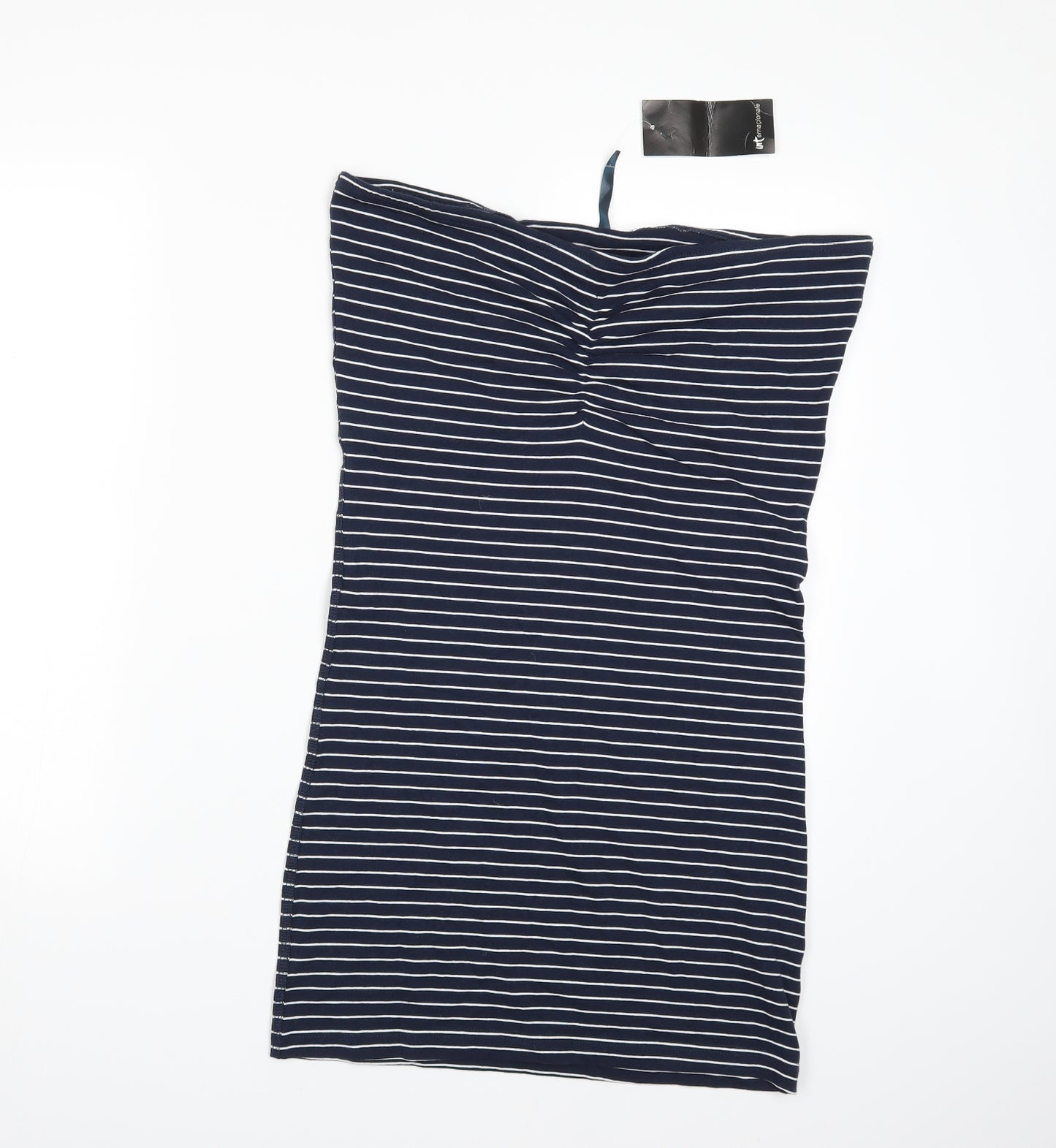 Internacionale Womens Blue Striped  Bodycon  Size 14