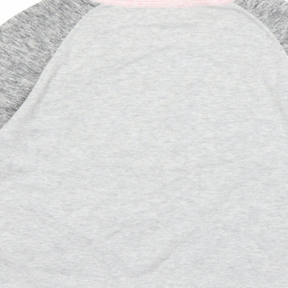 Gap Girls Grey   Pullover Jumper Size 10-11 Years