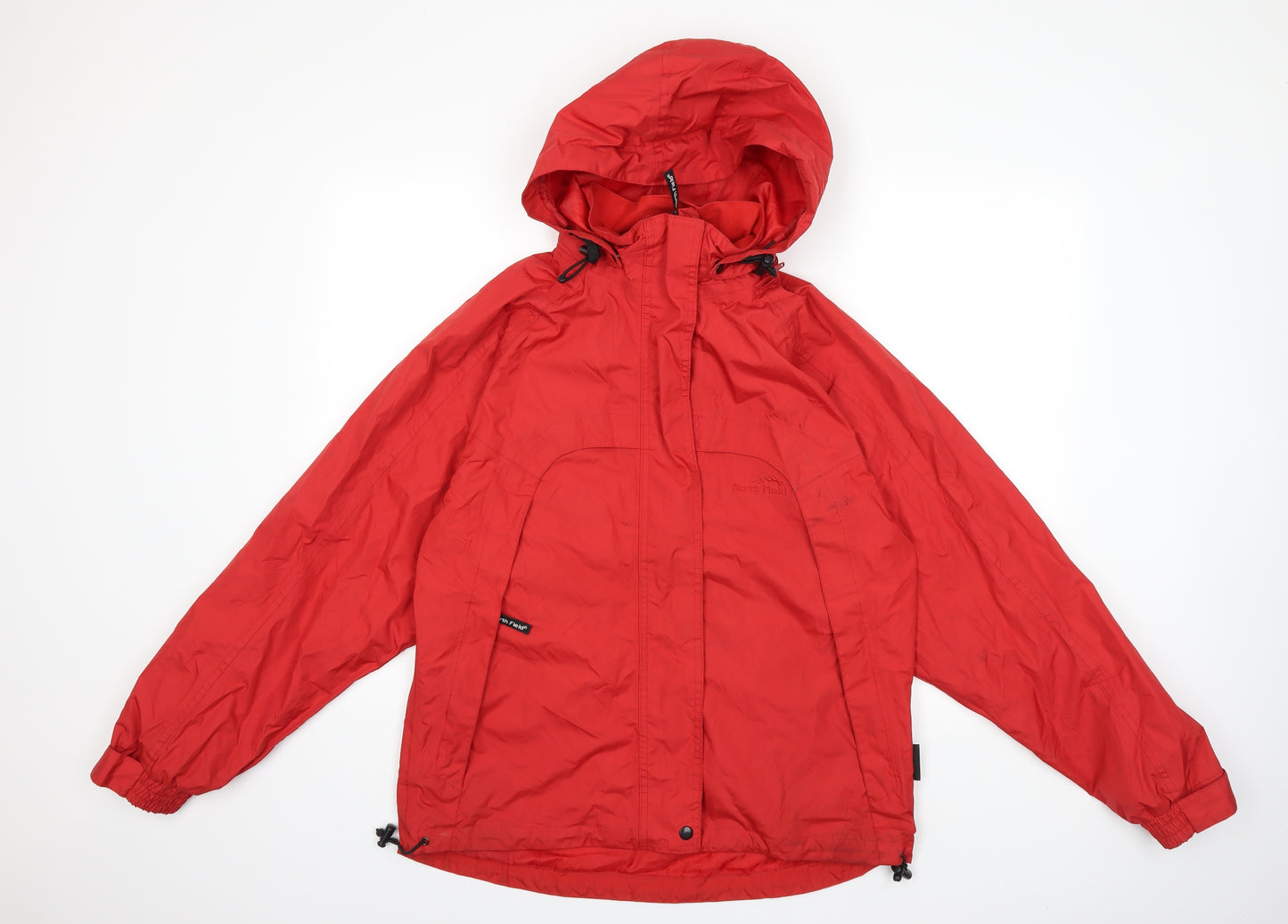 North Field Mens Red   Rain Coat Coat Size M