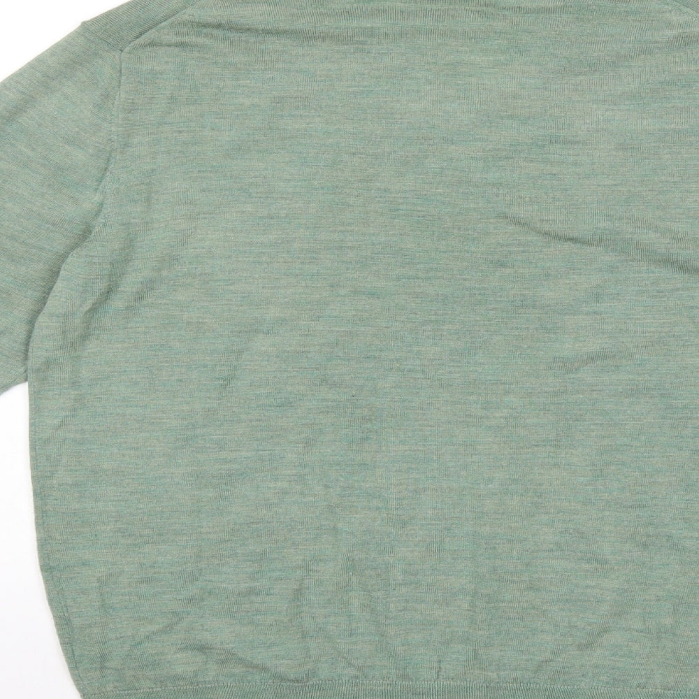 Uniqlo Mens Green  Knit Pullover Jumper Size M