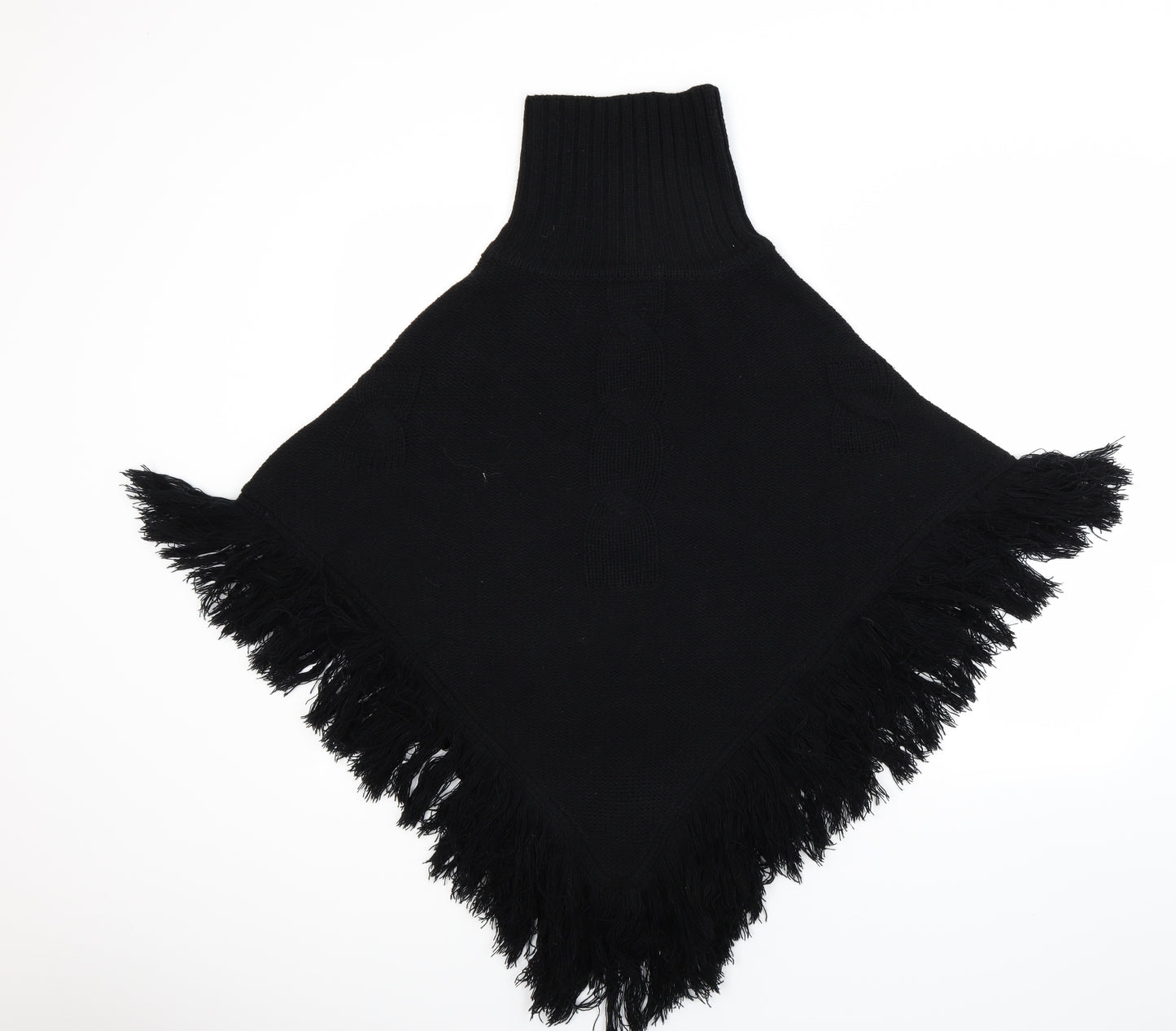 The craze Womens Black   Cape Jumper One Size
