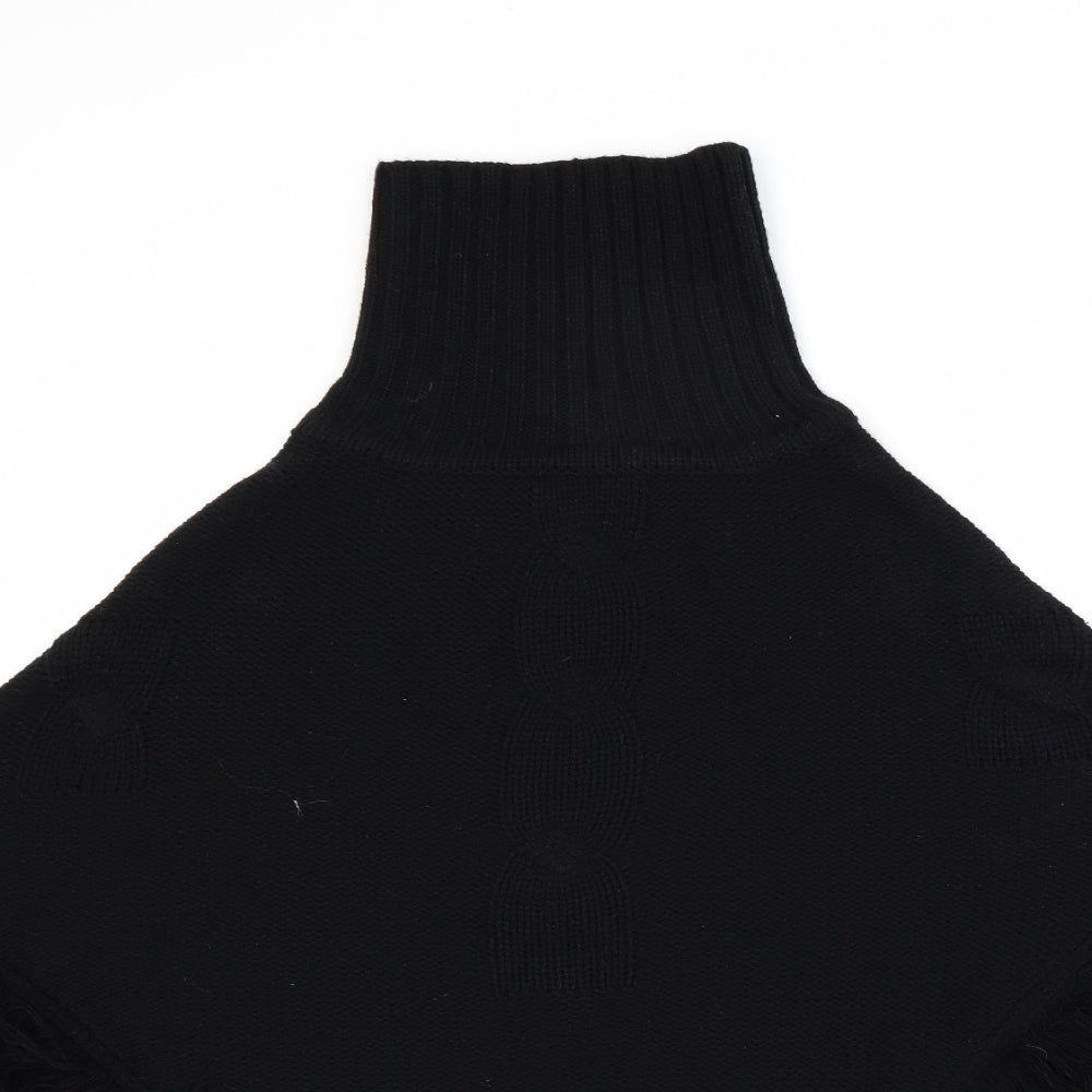 The craze Womens Black   Cape Jumper One Size
