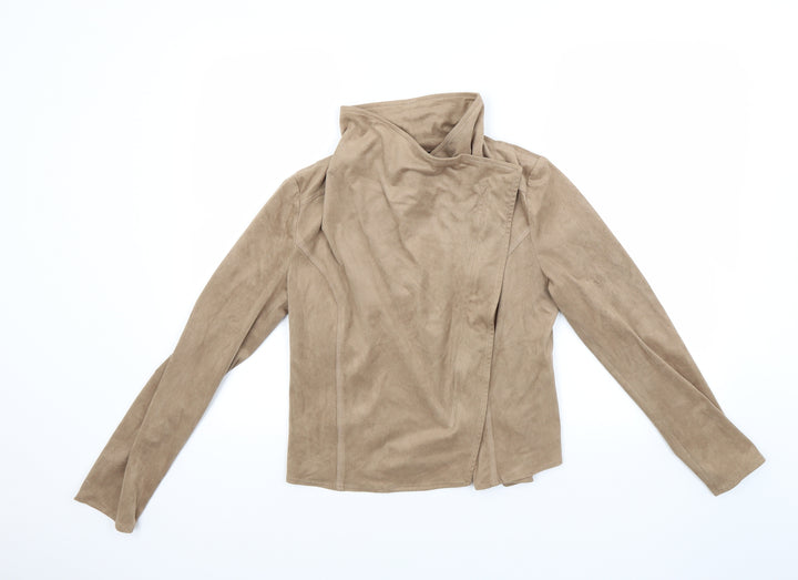 Atmosphere Womens Beige   Biker Coat Size 6