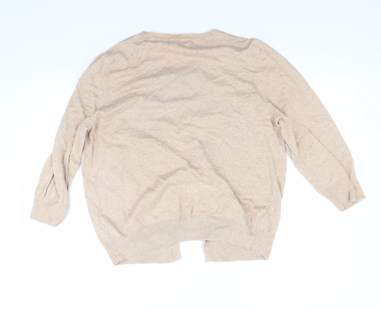 NEXT Womens Beige   Cardigan Jumper Size 18