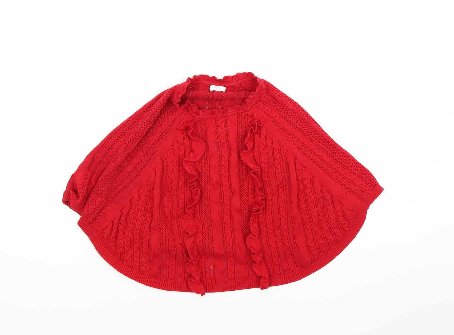 NEXT Girls Red   Shrug Jumper Size 3-4 Years