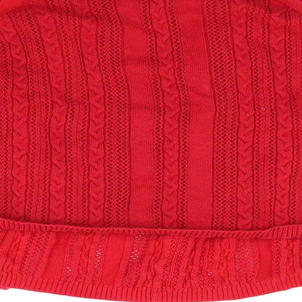 NEXT Girls Red   Shrug Jumper Size 3-4 Years