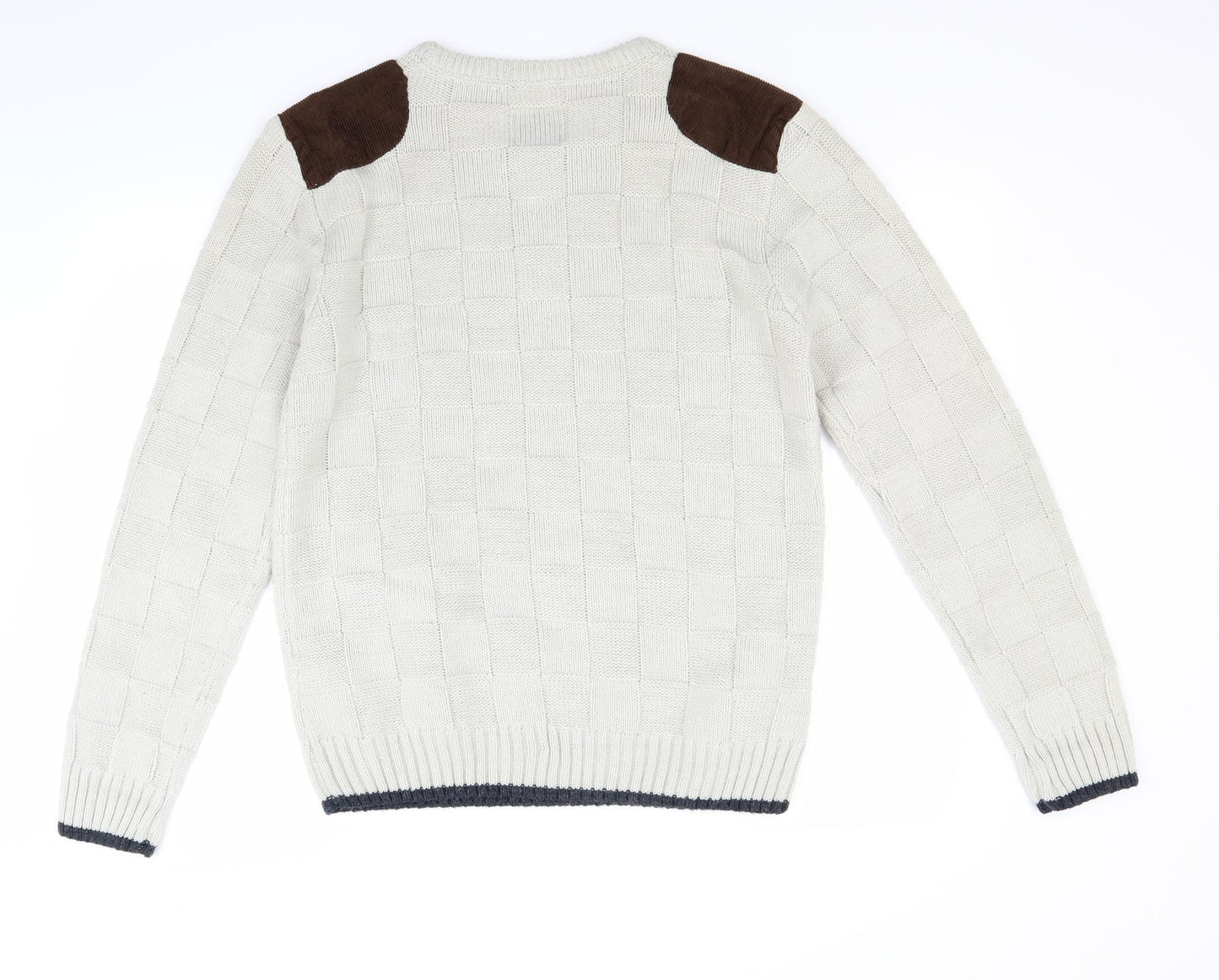 Smith & Jones Mens Beige   Pullover Jumper Size L