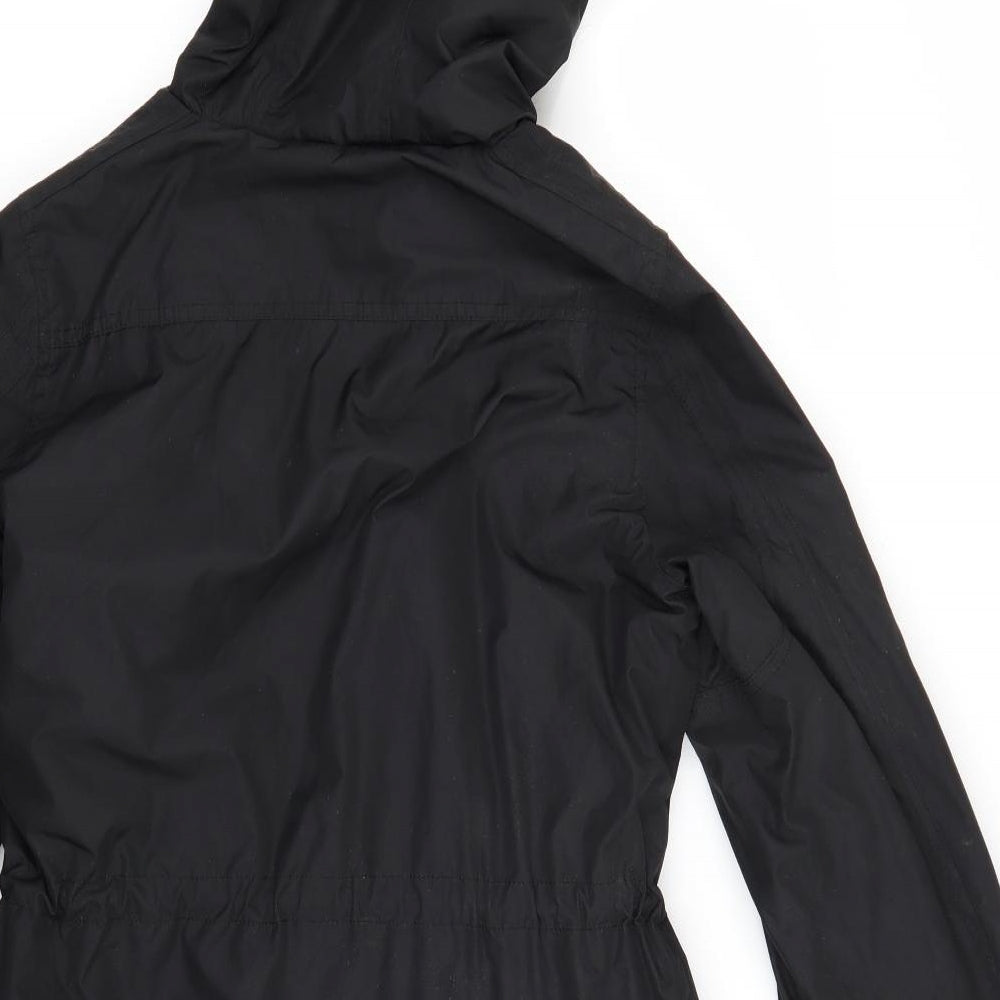 Fluid Womens Black   Parka Coat Size 12
