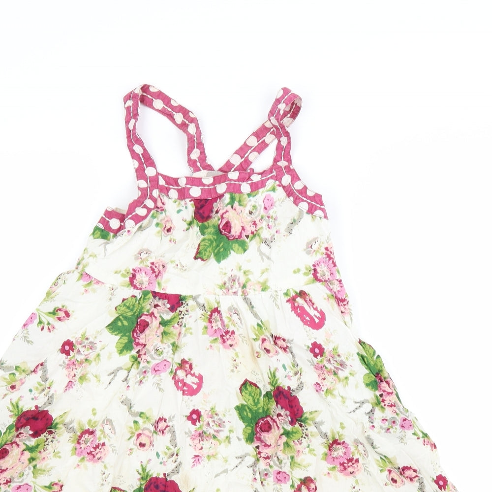TU Girls Multicoloured Floral  Fit & Flare  Size 8 Years