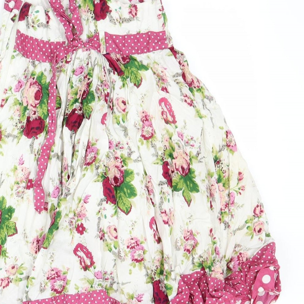 TU Girls Multicoloured Floral  Fit & Flare  Size 8 Years