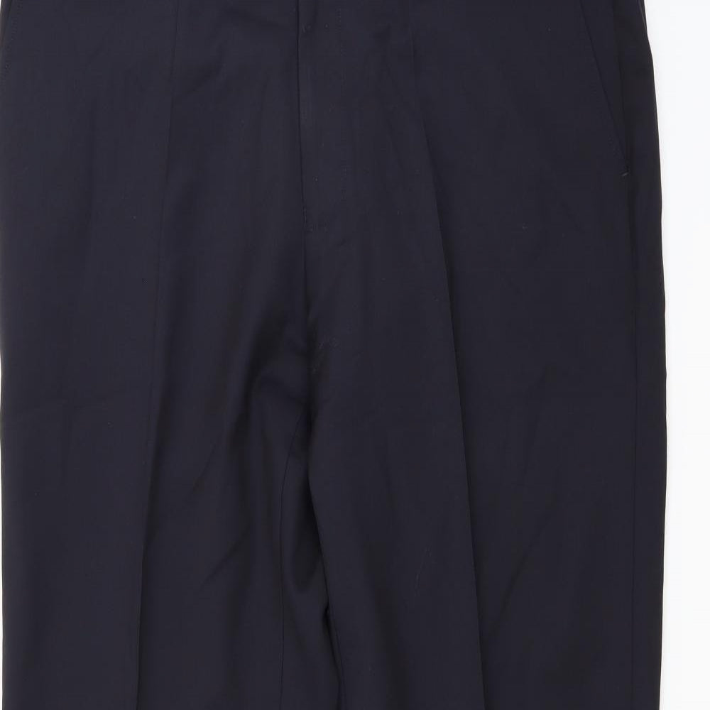Marks and Spencer Mens Blue   Trousers  Size 38 L33 in